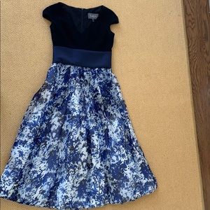 Theia tea length Dress